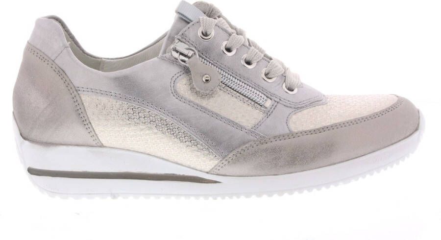 Wäldlaufer Waldläufer Dames Sneaker 980008-603-726 Beige Ziler Metallic Wijdteh H (37.5)