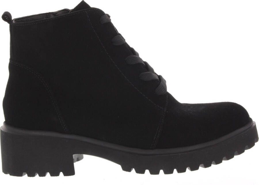 Wäldlaufer Waldläufer Dames Veterboot 716807-195-001 Zwart Wijdte H (41)