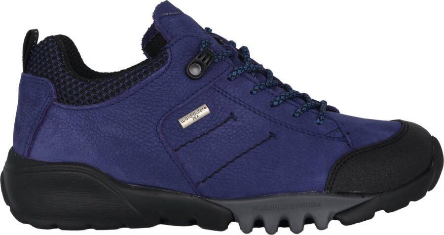 Waldläufer H-Amiata dames sneaker blauw