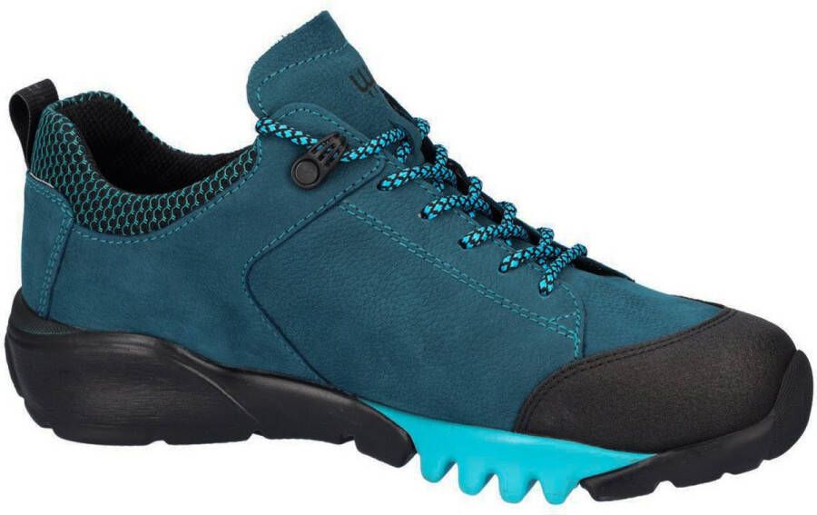 Waldläufer H-Amiata dames sneaker blauw waterdicht