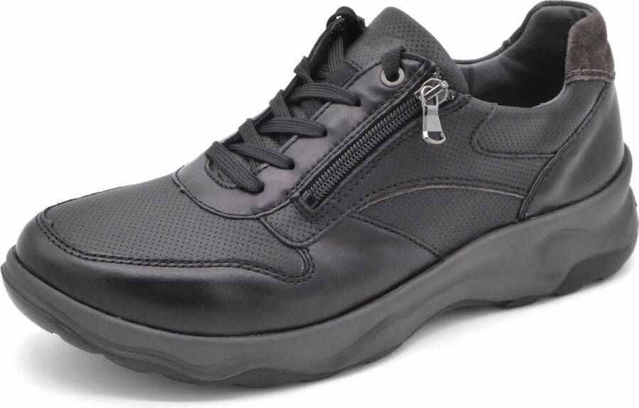 Waldläufer Waldlaufer 718006-H-Max Casual sneakers veterschoenVrije tijdsschoenen Zwart