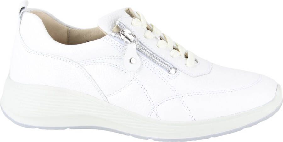 Waldläufer Comfortabele brede pasvorm damessneakers White Dames