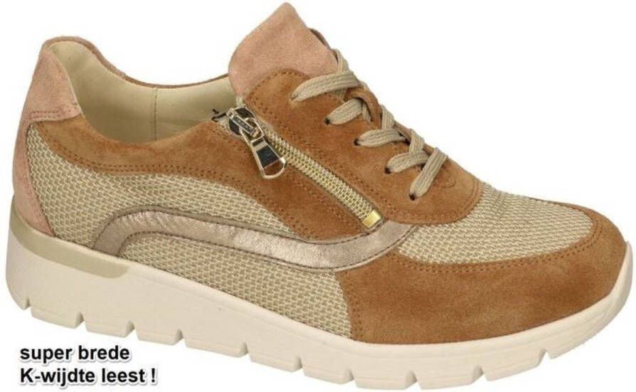 Wäldlaufer Waldlaufer 626014 K Ramona Volwassenen Lage sneakersDames sneakers Wit beige