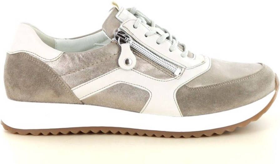 WALDLAUFER Waldläufer Lage Sneakers Dames Vicky Maat: 37 Materiaal: Suède Kleur: Beige