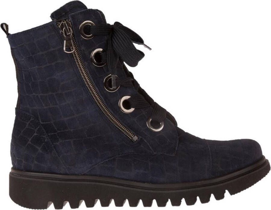 Waldläufer Waldlaufer 926804 veterboot blauw dames