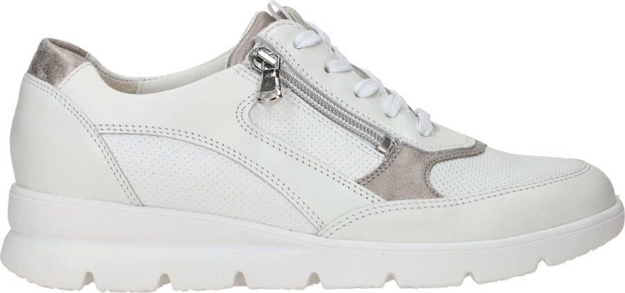 Waldläufer Witte Sneaker Bruni Dames Leer White Dames