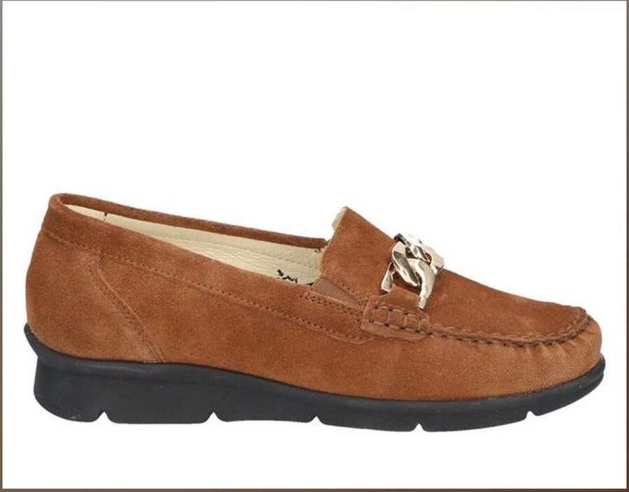 Wäldlaufer Waldlaufer dames instapschoenen cogna 195 082 K- Inga cognac