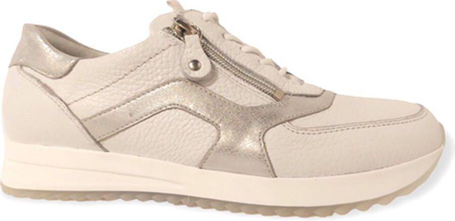 Wäldlaufer Waldläufer Dames Sneaker 752002-201-663 Wit zilver H-Vicky Wijdte H