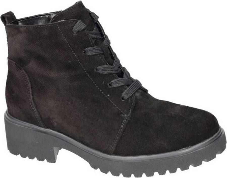 Wäldlaufer Waldläufer Dames Veterboot 716807-195-001 Zwart Wijdte H (41)