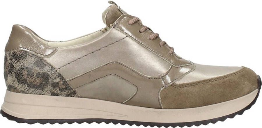 Wäldlaufer Waldlaufer H-Vicky Veterschoenen Laag taupe