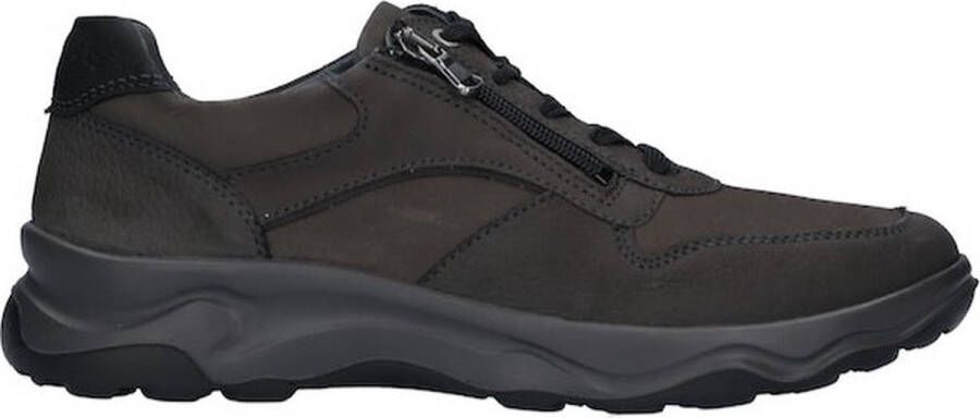 Wäldlaufer WALDLAUFER HEREN SNEAKERS ZWART 718006 300 696 H-MAX BEAR DENVER CARBON SCHWARZ