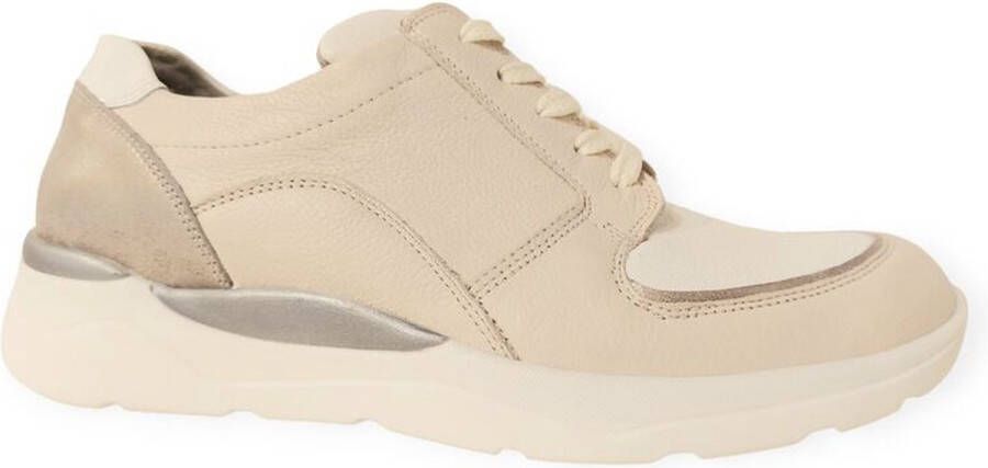 Wäldlaufer Waldlaufer OrthoTritt Sneaker 748H03 500 111 Wit Beige Wijdte H