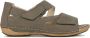 WALDLAUFER Waldläufer Sandalen Dames 342025 191 Maat: 42 5 Materiaal: Suède Kleur: Taupe - Thumbnail 1