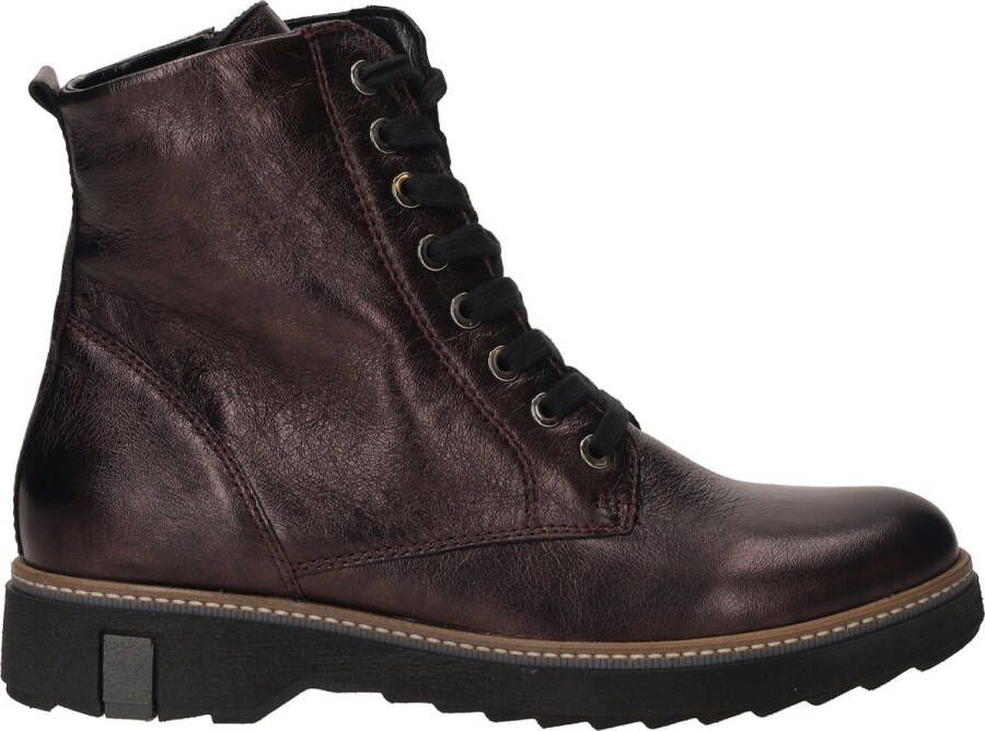 Wäldlaufer Waldlaufer Veterboot 683801 145 078 Merlot Bordeaux Metallic Wijdte K