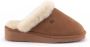 Warmbat Alice Women Suede Dames Sloffen Cognac - Thumbnail 1