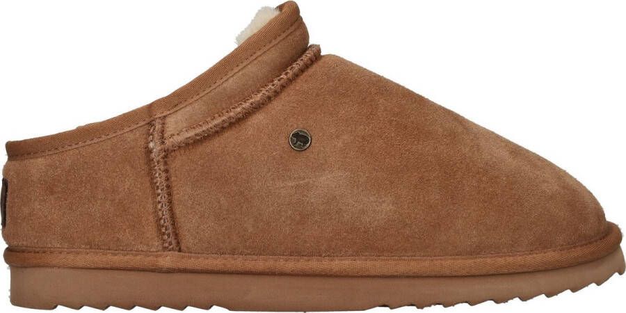 Warmbat Australia Warmbat Connor heren pantoffel Cognac