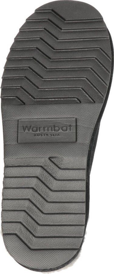 Warmbat Australia Warmbat heren pantoffel Antraciet