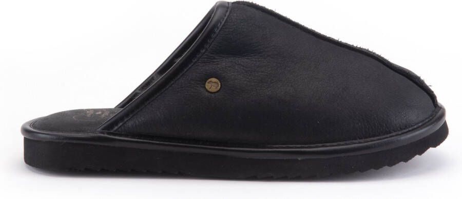 Warmbat Barron Suede Heren Pantoffels Black