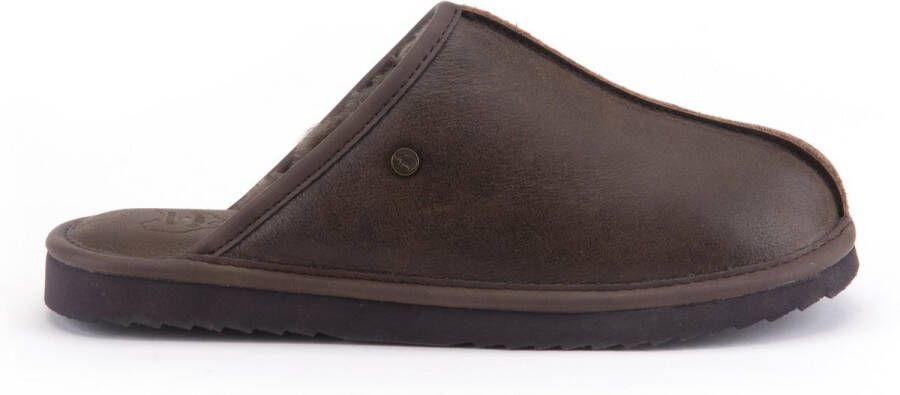 Warmbat Barron Suede Heren Pantoffels Brown