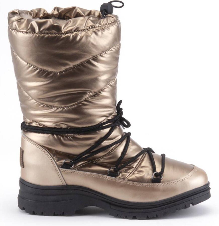 Warmbat Bunbury Snowboot Snowboots Voor Dames Metallic Gold