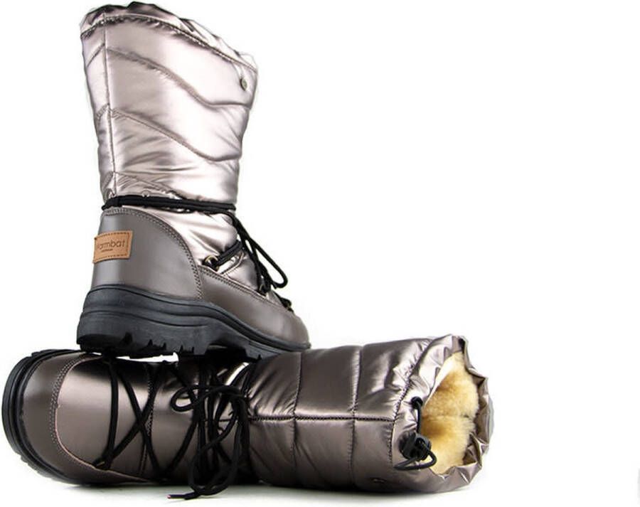 Warmbat Bunbury Snowboot Snowboots Voor Dames Metallic Bronze