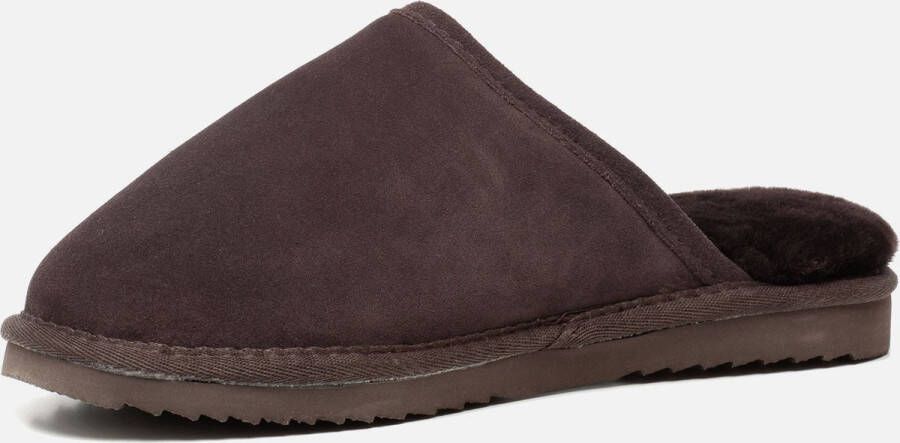 Warmbat bruin Clc521065 Classic Choco pantoffels Zwart Heren