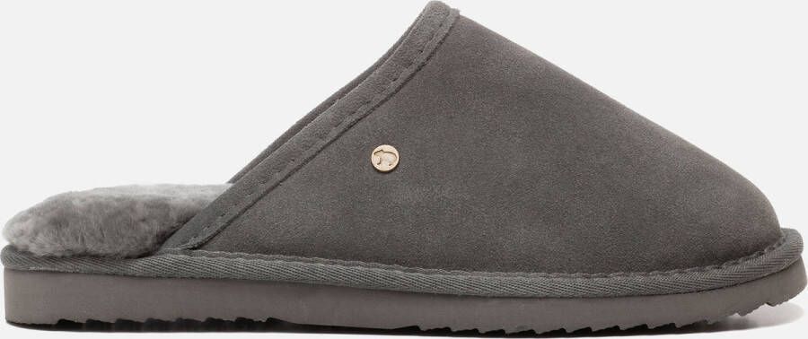 Warmbat Classic Suede Unisex Pantoffels Grijs