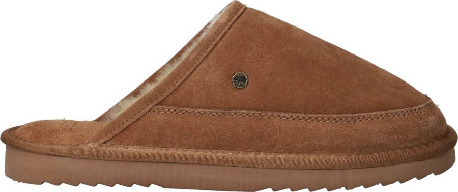 Warmbat Elegante Suède Pantoffels voor Heren Brown Heren