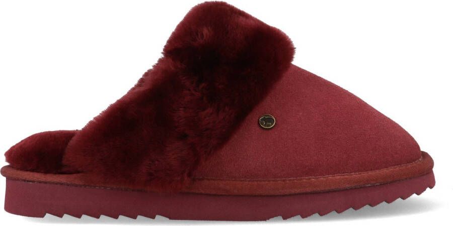 Warmbat Pantoffels Flurry FLS321067 Port Rood