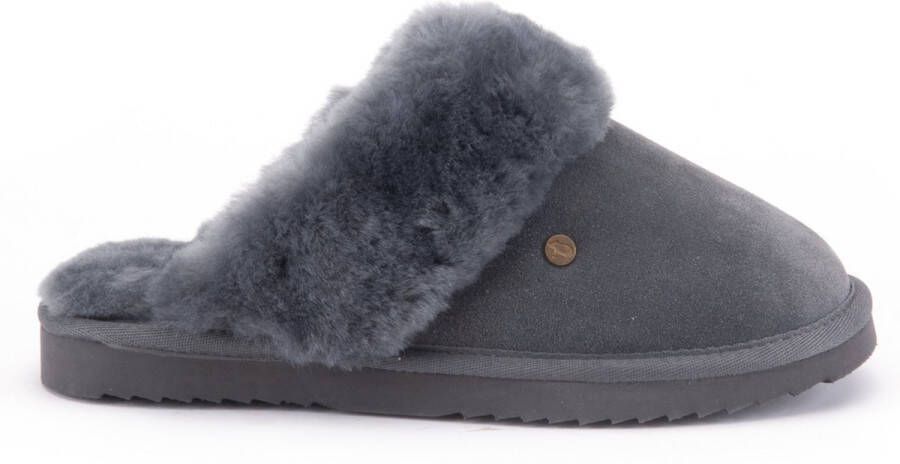 Warmbat Flurry Suede Dames Pantoffels Dark grey