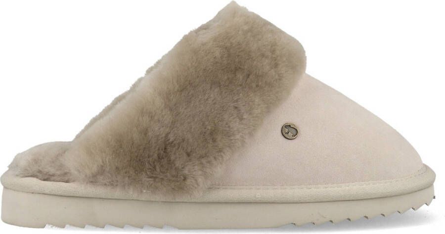 Warmbat Flurry Women Suede Dames Sloffen Lichtgrijs