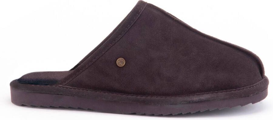 Warmbat Barron Heren Suède Pantoffels Brown Heren