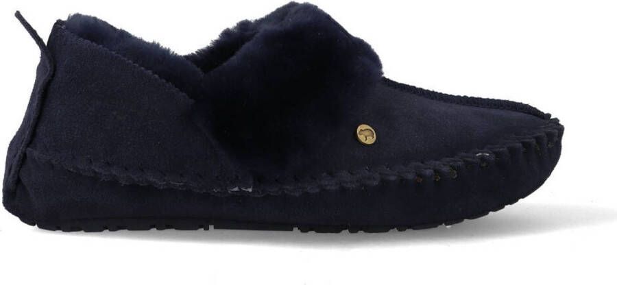 Warmbat Pantoffels Barrine BAR341045 Donker Blauw 42