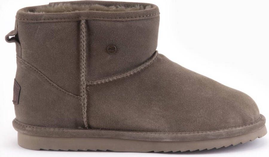 Warmbat Wallaby Women Suede Boot Dames Laarzen Mosgroen