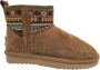 Warmbat Wallaby Womes Suede Woven Pantoffels - Thumbnail 1