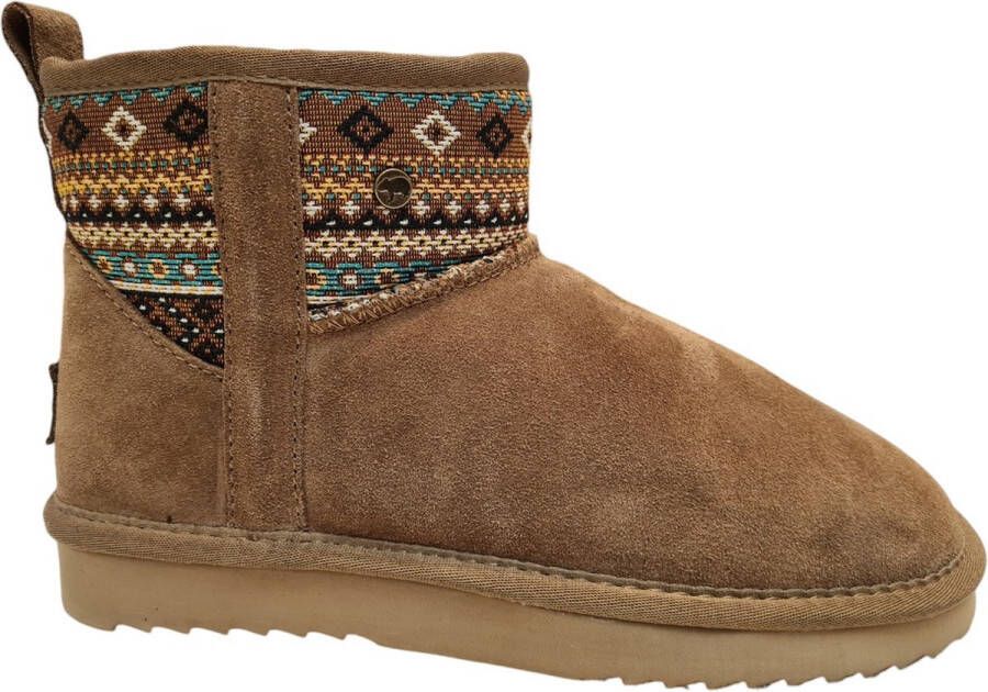 Warmbat Wallaby Woven Boots Dames Taupe