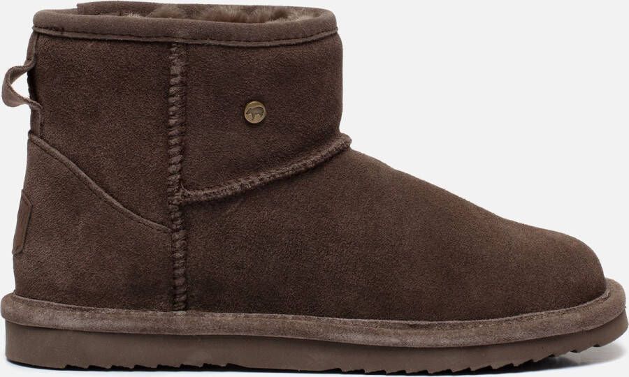 Warmbat Wallyby Men pantoffels Bruin Suede Heren