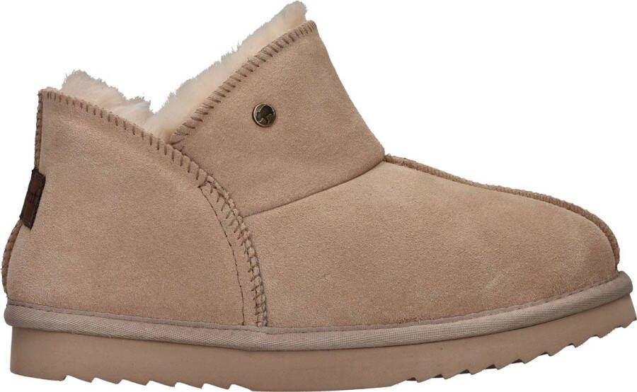 Warmbat Willow Pantoffels Sloffen Dames Beige