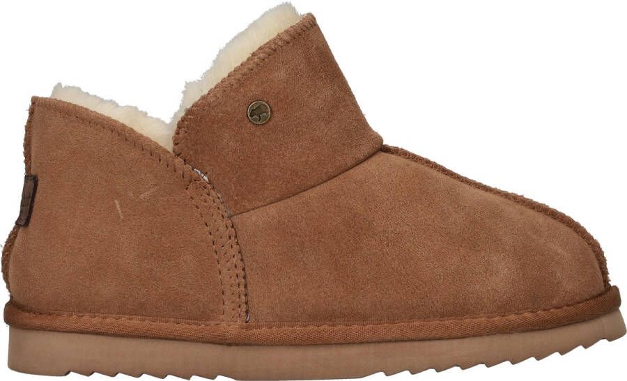 Warmbat Australia Willow suède pantoffels cognac kids Bruin Jongens Meisjes Suede 35