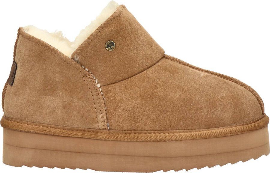 Warmbat Australia Warmbat Willow Plateau dames gevoerde boot Cognac