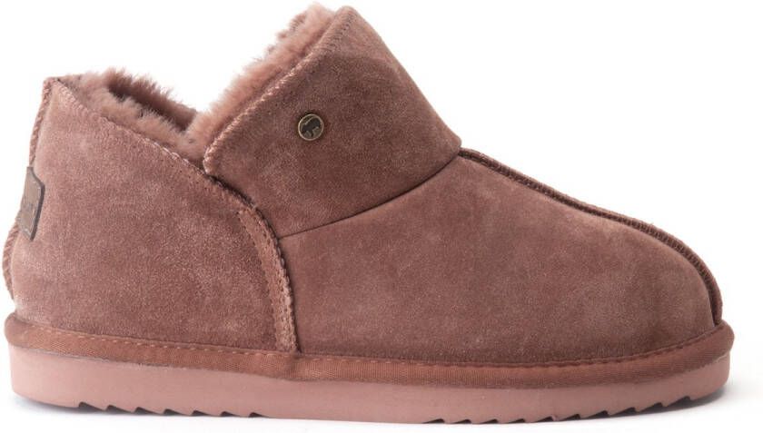 Warmbat Willow Women Suede Sequoia Dames Sloffen Rood