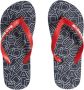 WE Fashion teenslippers blauw rood Jongens Rubber 30 31 - Thumbnail 2