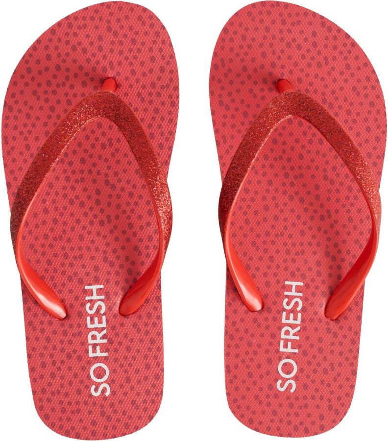 WE Fashion Meisjes teenslippers met dessin - Foto 1