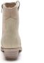 Weloveshoes Smile Favorites Dames Cowboylaarzen met Hak Kort Beige Suedine - Thumbnail 2