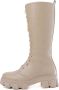 Weloveshoes Black Friday Deal Veterboots Western Imitatieleer Beige - Thumbnail 4