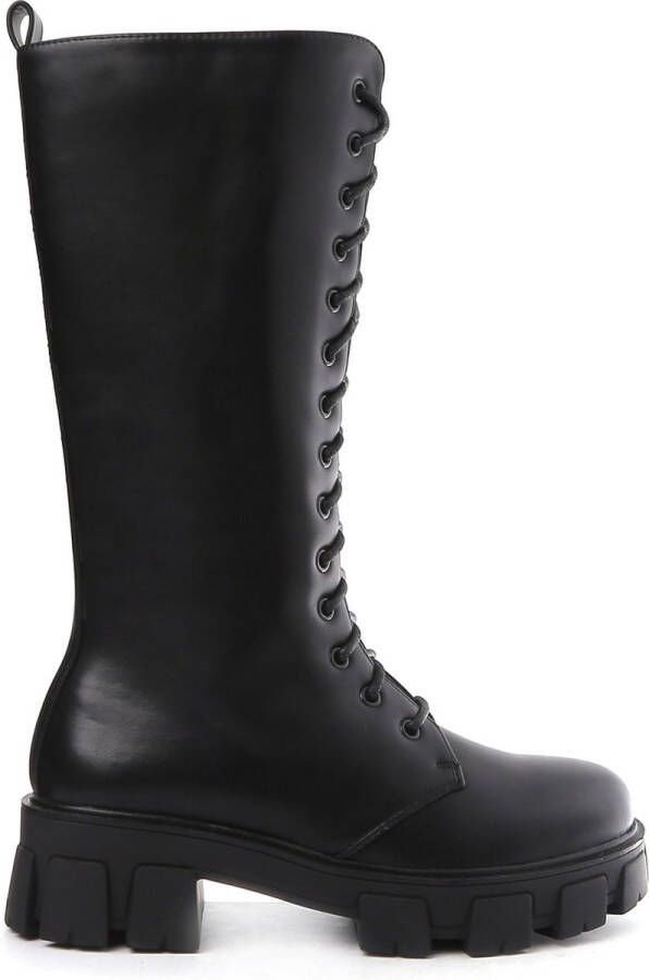 Weloveshoes Black Friday Deal Veterboots Western Imitatieleer Zwart