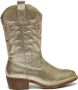 Weloveshoes Smile Favorites Meisjes Cowboylaarzen met Hak Goud Imitatieleer - Thumbnail 2