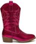 Weloveshoes Smile Favorites Meisjes Cowboylaarzen met Hak Roze Imitatieleer - Thumbnail 1