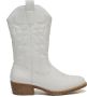 Weloveshoes Smile Favorites Meisjes Cowboylaarzen met Hak Wit Imitatieleer - Thumbnail 1