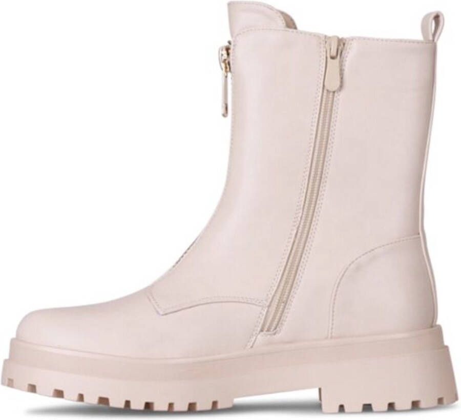 Weloveshoes Black Friday Deal Biker boots Chelsea boots Western Imitatieleer Beige